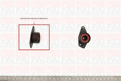 FAI AUTOPARTS t9293 -  Паразитный / Ведущий ролик, зубчатый ремень